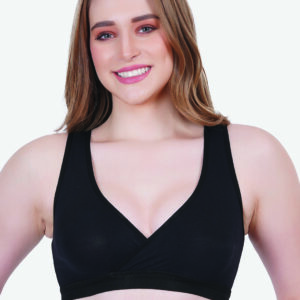Nursing bra (also called a maternity bra) is a specially designed bra that provides comfort, support, and easy access for breastfeeding mothers. It is created to accommodate the natural changes in breast size and sensitivity during pregnancy and postpartum.