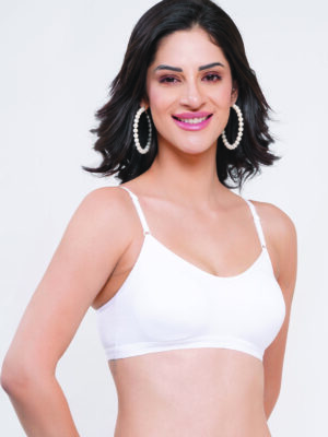 Zoom Women's Sport Bra Z-1017 WHITE