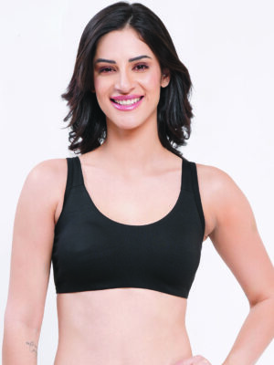 Zoom Women's Sport Bra Z-1018 BLACK