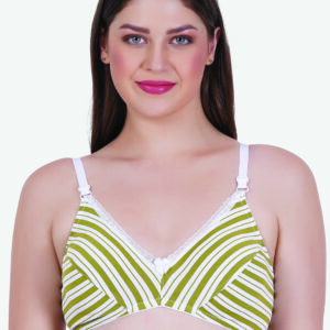 Zoom Women's Cotton Bra Z-1105 MEHENDI