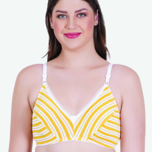 Zoom Women's Cotton Bra Z-1105 YELLOW