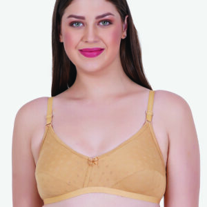 Zoom Women's Cotton Bra Z-1104 SKIN