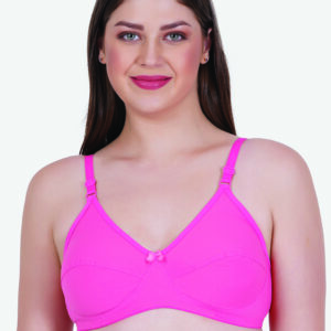 Zoom Women's Cotton Bra Z-1102 PINK