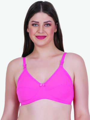 Zoom Women's Cotton Bra Z-1102 PINK