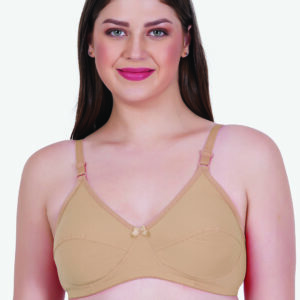 Zoom Women's Cotton Bra Z-1102 NUDE