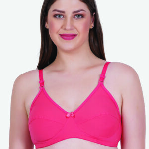 Zoom Women's Cotton Bra Z-1102 CARROT