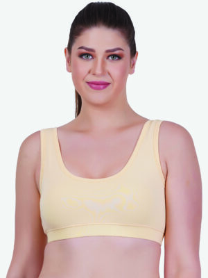 Zoom Women's Sport Bra Z-1005 Nude