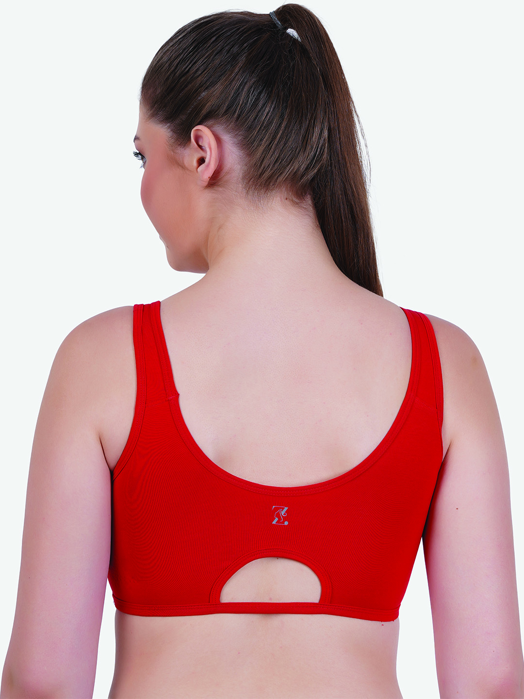 Zoom Women's Sport Bra Z-1011 RED - Image 5