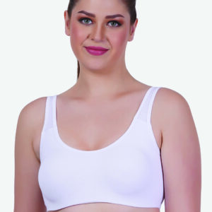 Zoom Women's Sport Bra Z-1011 WHITE