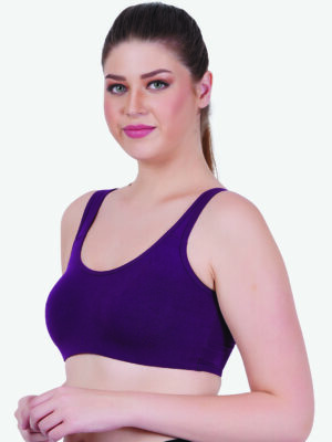 Zoom Women's Sport Bra Z-1011 WINE