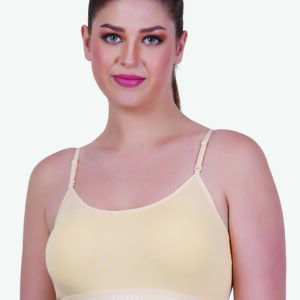 Zoom Women's Sport Bra Z-1006 Beige