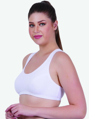 Zoom Women's Sport Bra Z-1004 White