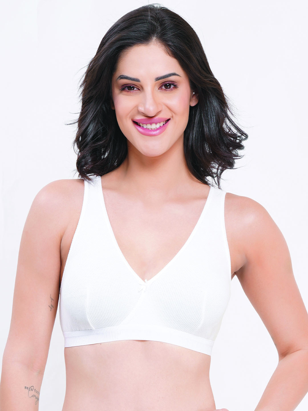 Zoom Women's Sport Bra Z-1016 WHITE