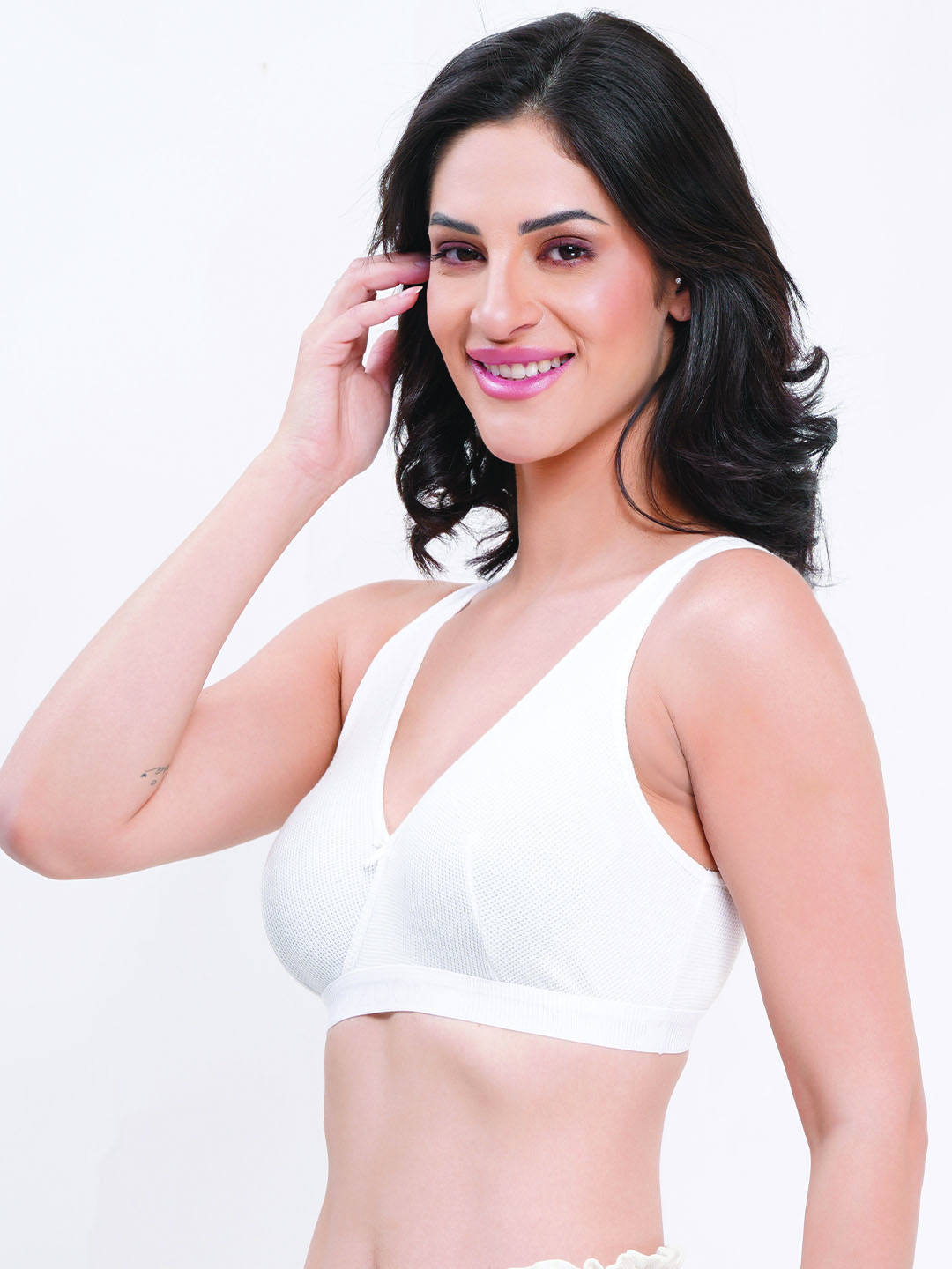 Zoom Women's Sport Bra Z-1016 WHITE - Image 5