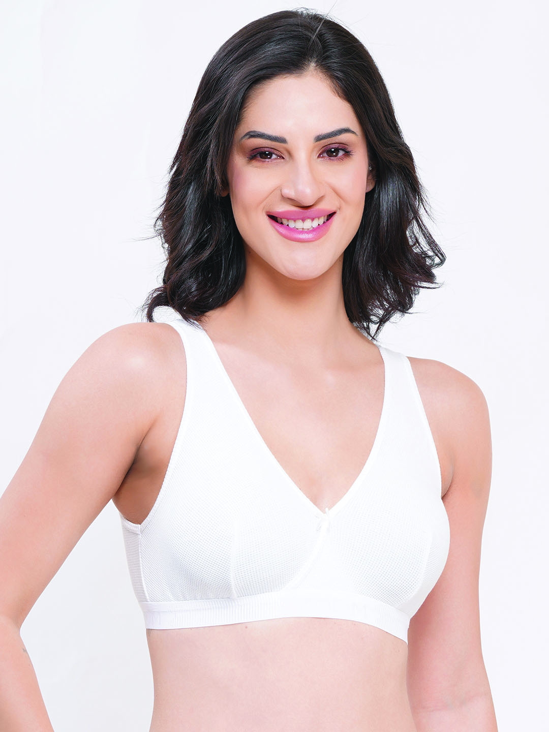 Zoom Women's Sport Bra Z-1016 WHITE - Image 4