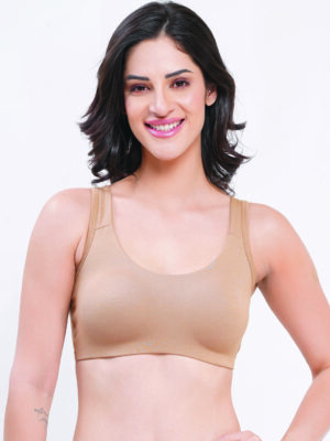 Zoom Women's Sport Bra Z-1018 SKIN