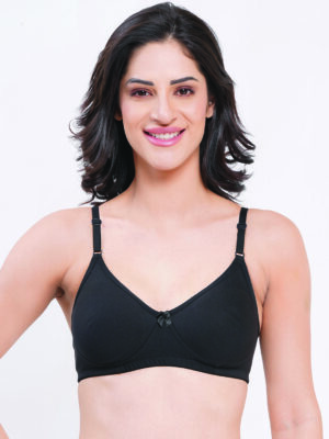 Zoom Women's Regular Bra Z-1205-BLACK