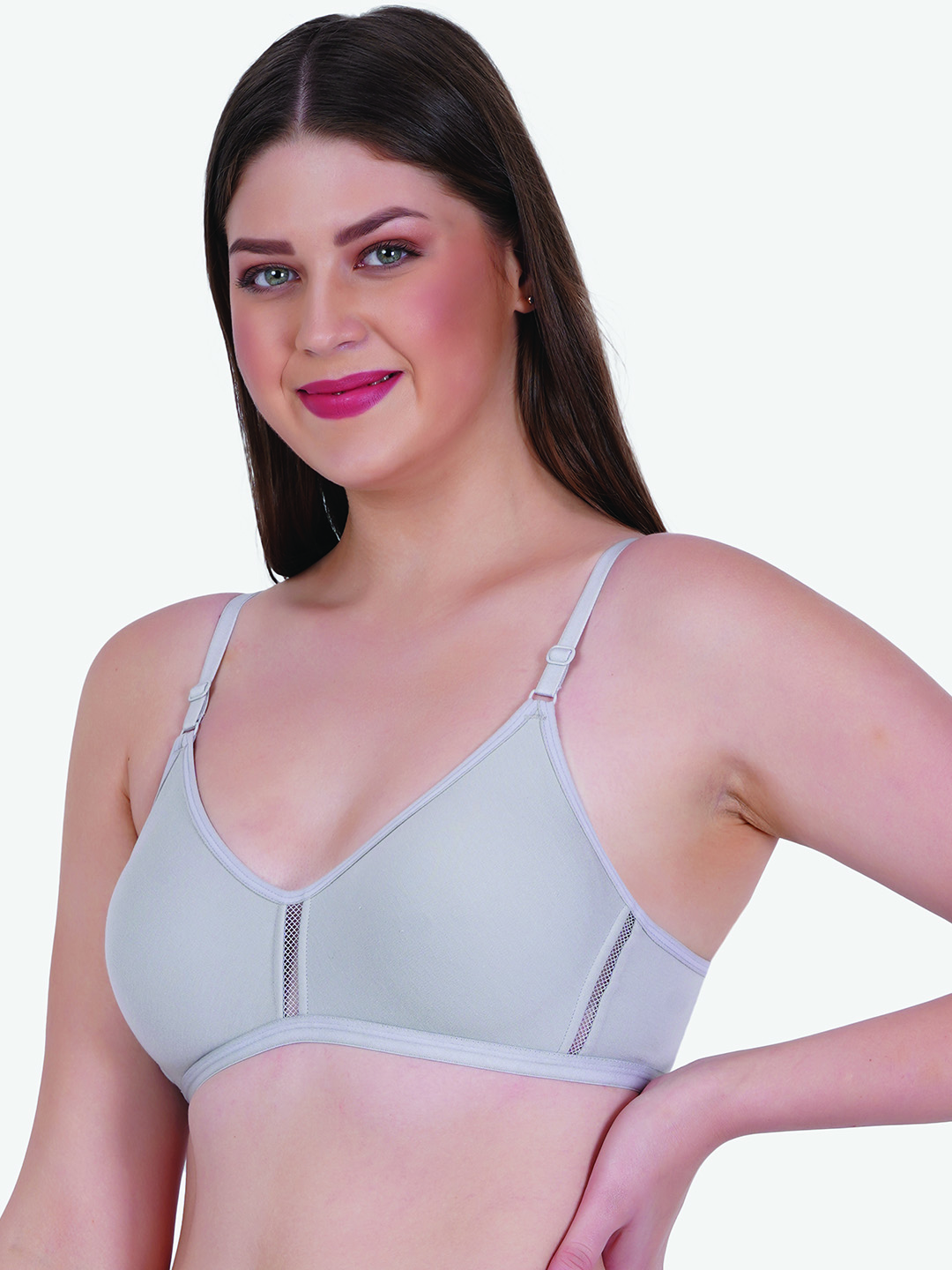 Zoom Women's Regular Bra Z-1201-GREY - Image 4