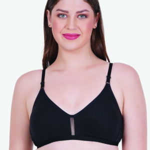 Zoom Women's Regular Bra Z-1201-BLACK