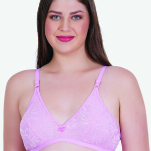 Zoom Women's Cotton Bra Z-1106 PINK