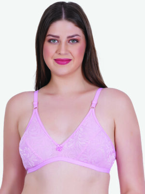 Zoom Women's Cotton Bra Z-1106 PINK