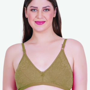 Zoom Women's Cotton Bra Z-1106 NUDE