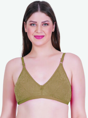 Zoom Women's Cotton Bra Z-1106 NUDE