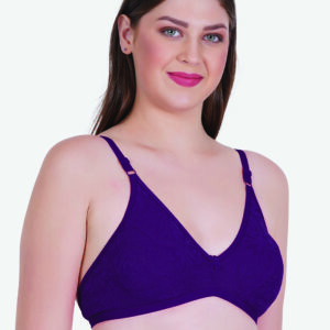 Zoom Women's Cotton Bra Z-1106 PURPLE