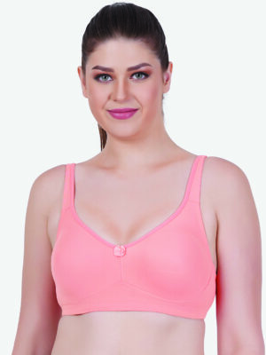 Zoom Women's Regular Bra Z-1206-PEACH