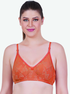 Zoom Women's Regular Bra Z-1107 ORANGE
