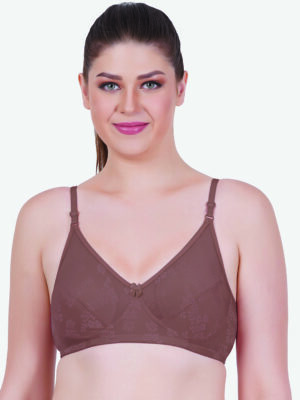 Zoom Women's Regular Bra Z-1107 BROWN