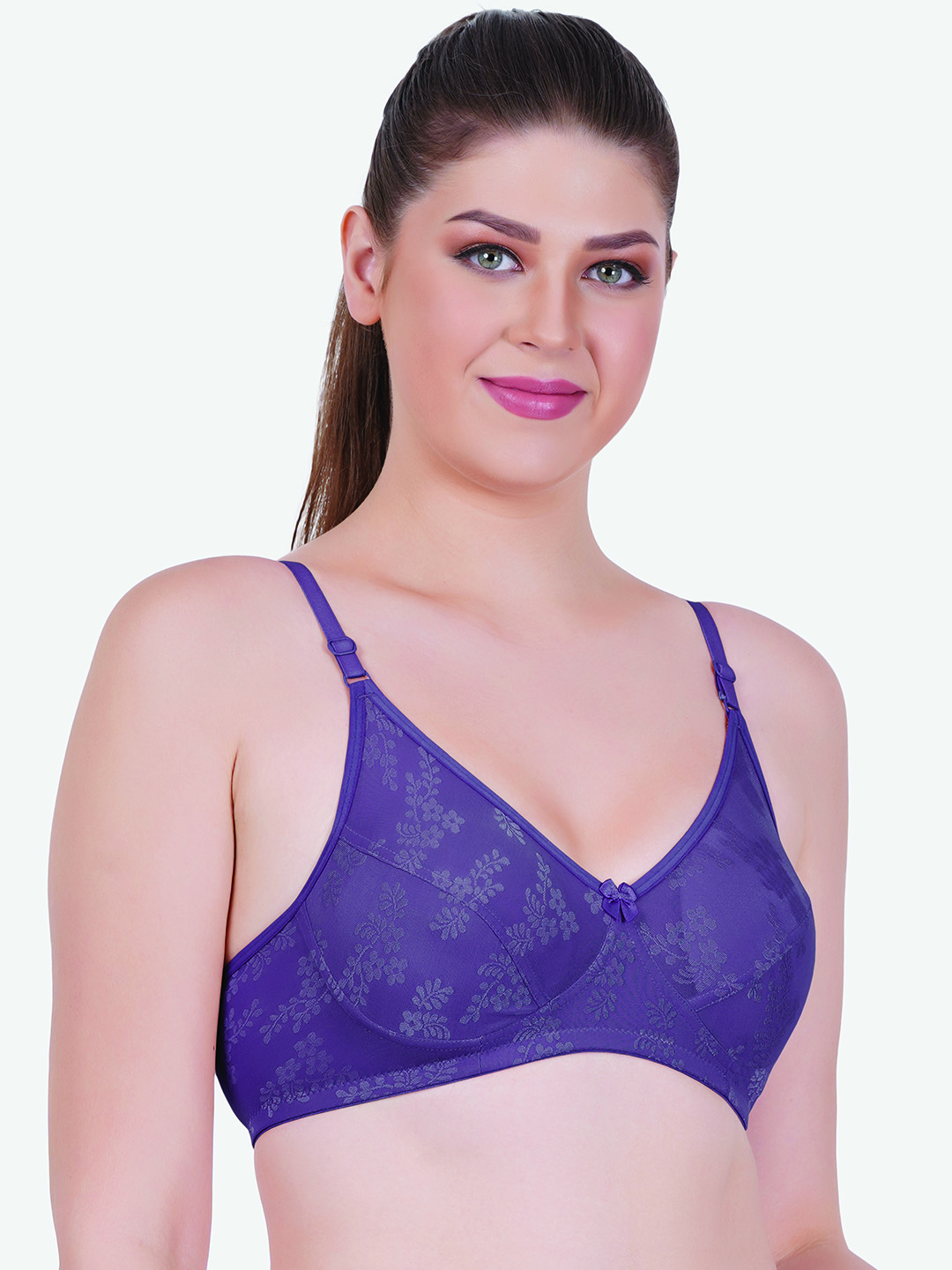 Zoom Women's Regular Bra Z-1107 PURPLE - Image 2