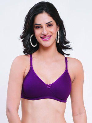 Zoom Women's Regular Bra Z-1205-PURPLE