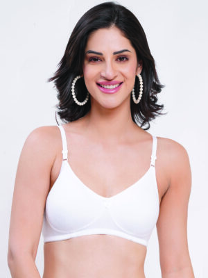 Zoom Women's Regular Bra Z-1205-WHITE